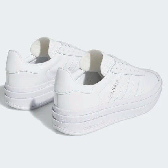 adidas Gazelle Bold Triple White - Picture 6 of 10